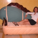 Melissa and Ocean World fish couch.jpg